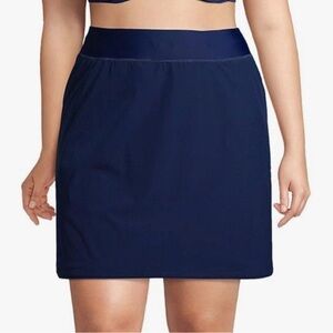 Lands’ End Quick Dry Board Skort Navy Blue